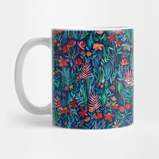 Tropical Ink - a watercolor garden Mug